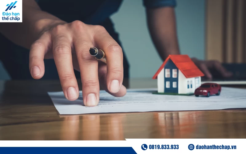 Một câu hỏi khác về thế chấp tài sản cho thuê