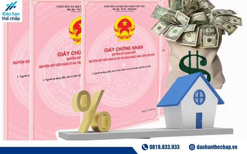 Mức lãi suất vay thế chấp sổ hồng sổ đỏ quy hoạch