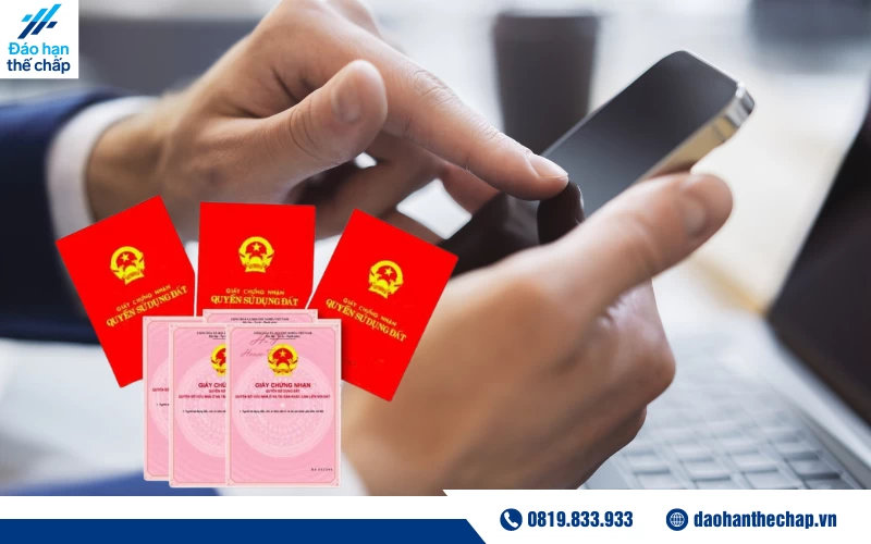 Các bước thực hiện đăng ký giải chấp sổ đỏ online