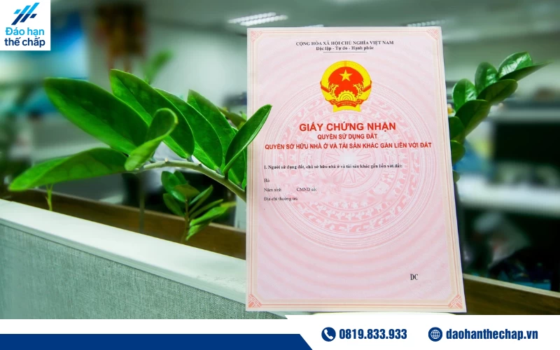 Thế chấp sổ đỏ vay được bao nhiêu tiền? hạn mức vay thế chấp sổ đỏ là bao nhiêu?
