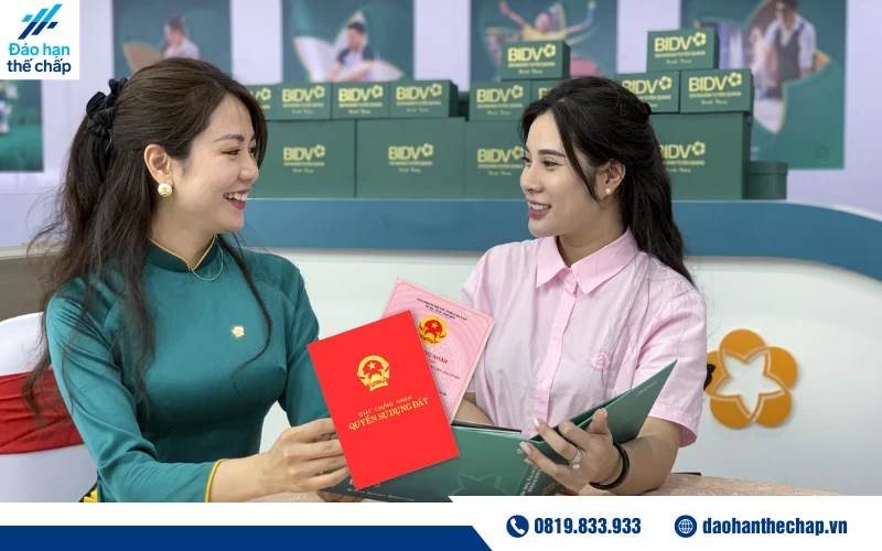 Lãi suất vay thế chấp sổ đỏ ngân hàng BIDV là bao nhiêu?